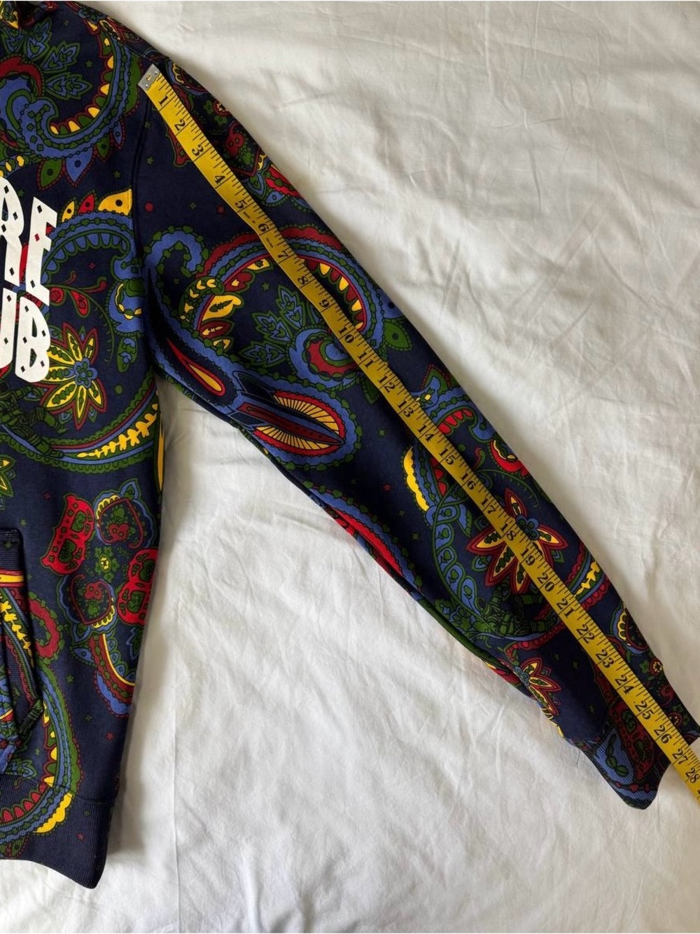 Billionaire Boys Club Paisley Graphic Logo Hoodie Pullover Multicolor Size M - Picture 7 of 7